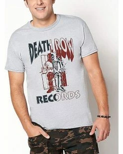Deals 🧨 Death Row Records Skeleton Logo T 👕 Shirt 🎉