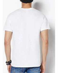 Brand new 😍 White Death Row Records Skyline T 👕 Shirt 🔔 -EASY Come EASY GO-shop 07693203 d