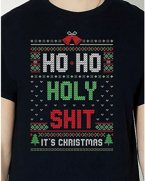 Best reviews of π Ho Ho Holy Shit T π Shirt 𧨠4 Best reviews of π Ho Ho Holy Shit T π Shirt 𧨠- Image 2