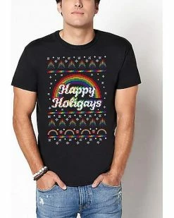 Outlet 💯 Happy Holigays T 👕 Shirt 👍