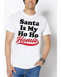 Brand new 🛒 Santa Is My Ho Ho Homie T 👕 Shirt 👏