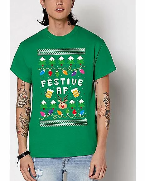 Outlet 🤩 Festive AF T 👕 Shirt 👏 3 Outlet 🤩 Festive AF T 👕 Shirt 👏